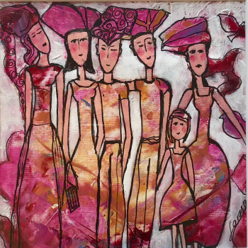 Named contemporary work « La promenade », Made by MARY LARSSON