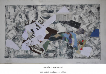 Contemporary work named « Tumulte et apaisement », Created by PIERRE BONNECARRERE