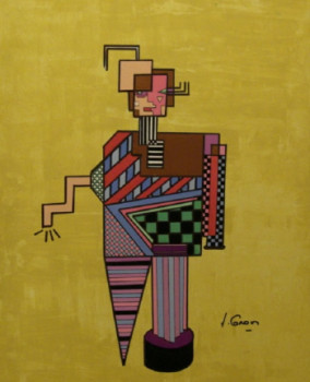 Named contemporary work « Dame Simone », Made by JACQUELINE GROUT