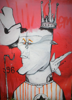 Named contemporary work « king of the street », Made by ANDY JUILLE