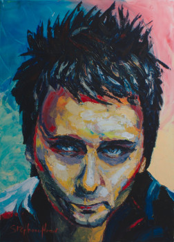 Named contemporary work « Matthew Bellamy (Muse) 1 », Made by STéPHANE-HERVé