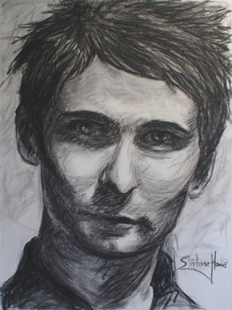 Contemporary work named « Matthew Bellamy (Muse) », Created by STéPHANE-HERVé