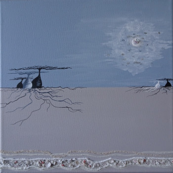 Named contemporary work « Impression Uyuni 5 », Made by MILEG