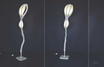 Named contemporary work « Voiles de lumière. », Made by JOëL BARTZ