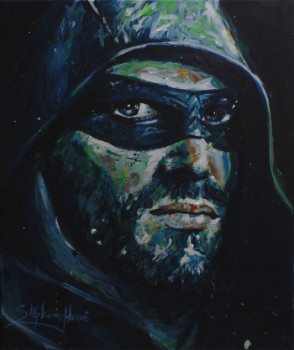 Named contemporary work « The Green Arrow - Stephen Amell 2 », Made by STéPHANE-HERVé