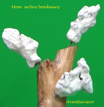 Named contemporary work « ARBRE BONHEURS 4 », Made by CARLO AVENTURIERO