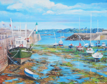Named contemporary work « Port breton », Made by ANNA KROPIOWSKA