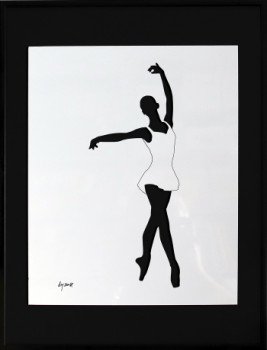 Named contemporary work « DANSEUSE », Made by DAPSANSE