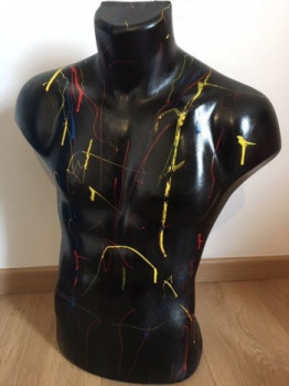 Named contemporary work « - Turbulences, polychromie masculine ( 2018 )  », Made by ATYPICALDECODESIGN