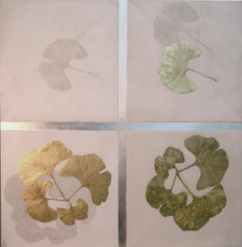 Named contemporary work « gingko n°1 », Made by PITTOREX