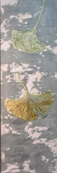 Named contemporary work « gingko n°6 », Made by PITTOREX