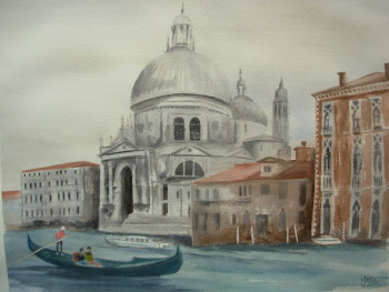 Named contemporary work « Venise », Made by JACQUES MASCLET