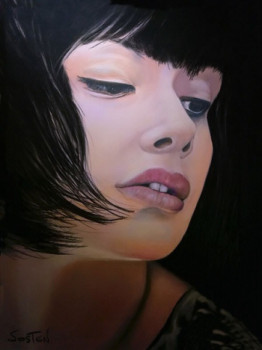 Contemporary work named « Femme brune », Created by SOSTEN