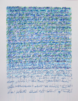 Named contemporary work « letter 7 », Made by RICHARD SAINT-AMANS