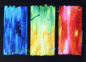 Contemporary work named « abstract8 », Created by RICHARD SAINT-AMANS