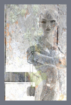 Named contemporary work « Une femme cachée », Made by HéLèNE ZENATTI