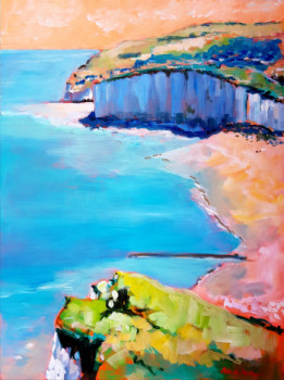 Named contemporary work « Criel sur Mer », Made by PATRICK BRIERE