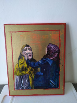 Named contemporary work « pieta », Made by ALETH