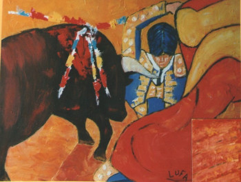 Contemporary work named « toréro - 343€ », Created by LUFA