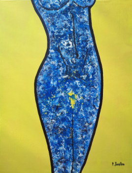 Named contemporary work « Body - Blue », Made by PATRICK JOOSTEN