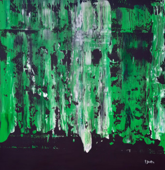 Named contemporary work « Simply Green », Made by PATRICK JOOSTEN