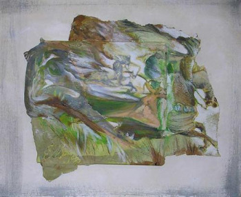 Named contemporary work « chasse a courre », Made by ELIZABETH WOOD MORGAN 