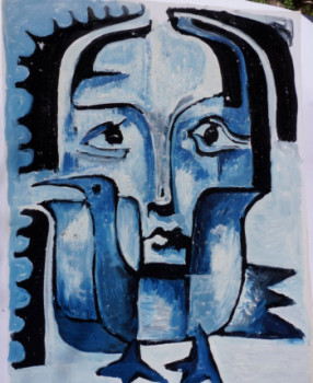 Named contemporary work « FIGURE ZODIAQUE 1 », Made by FAYARD