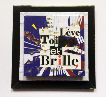 Named contemporary work « Lève toi et brille 1 », Made by BALDISSERRI VéRONIQUE