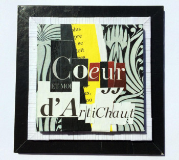 Named contemporary work « Coeur d'artichaut », Made by BALDISSERRI VéRONIQUE