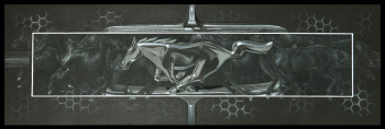 Contemporary work named « Estate Maserati Ghibli », Created by STéPHANIE PéRICAT PASTELLISTE PRO