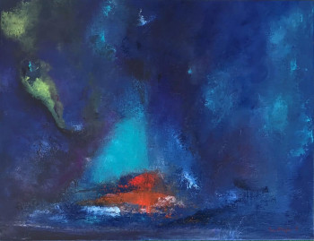 Named contemporary work « Le bruit des couleurs », Made by TCHARTILOGLOU FRANCOISE