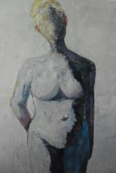 Named contemporary work « belle nue », Made by ALAIN COJAN