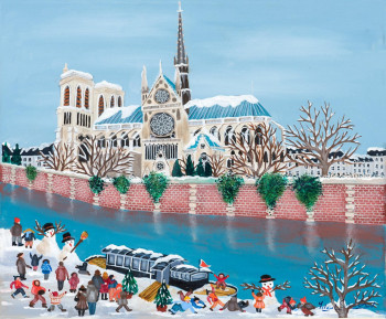 Named contemporary work « Notre-Dame avant/Notre-Dame before », Made by YOLANDE SALMON-DUVAL