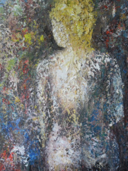 Named contemporary work « soizig de dos », Made by ALAIN COJAN