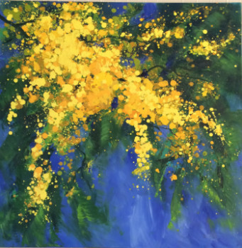 Named contemporary work « Mimosa », Made by MARTINEC