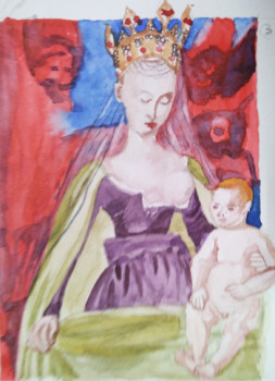 Contemporary work named « La Vierge de Meudon », Created by BARTLET-DROUZY