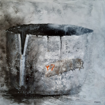 Named contemporary work « FERMETURE  », Made by MIREILLE MAURY