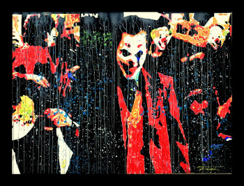Named contemporary work « Joker », Made by FIDEL ARTISTE