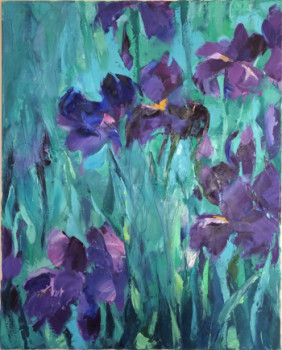 Named contemporary work « Iris », Made by MARTINEC