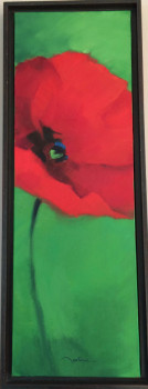 Named contemporary work « Coquelicot », Made by MARTINEC
