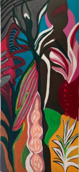 Named contemporary work « Les jardins d'Ohana 7 », Made by LéONIE