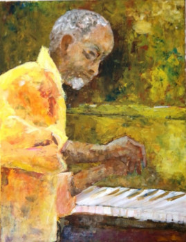 Named contemporary work « Le pianiste », Made by POMMEZ