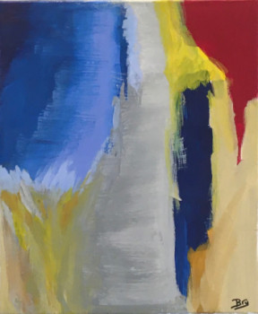 Named contemporary work « Couleurs 2 », Made by BRU