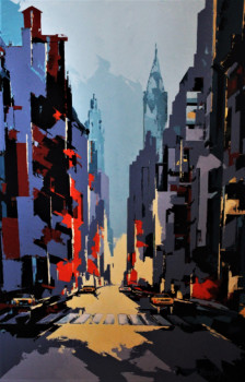 Named contemporary work « NEW YORK 2 », Made by JLLANGLOIS48