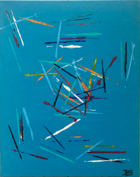 Named contemporary work « Mikado », Made by BRU