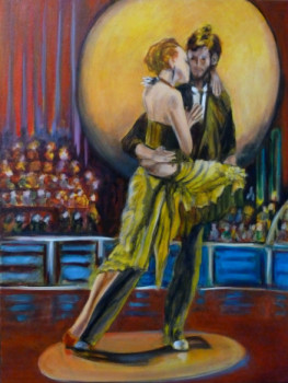 Contemporary work named « Tango amoroso », Created by FRANçOISE DALOZ-COMBE