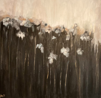 Named contemporary work « Les âmes fleurs », Made by VéRONIQUE AZAM