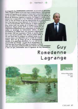 Named contemporary work « Article de Presse dans le Magazine C de l'Art N° 21 Spécial 2020 », Made by GUY  ROMEDENNE