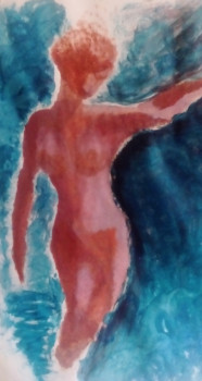 Named contemporary work « Standing woman », Made by ASMA H.