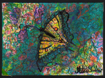 Named contemporary work « Papillon. En photo numérique seulement. », Made by MITRA SHAHKAR